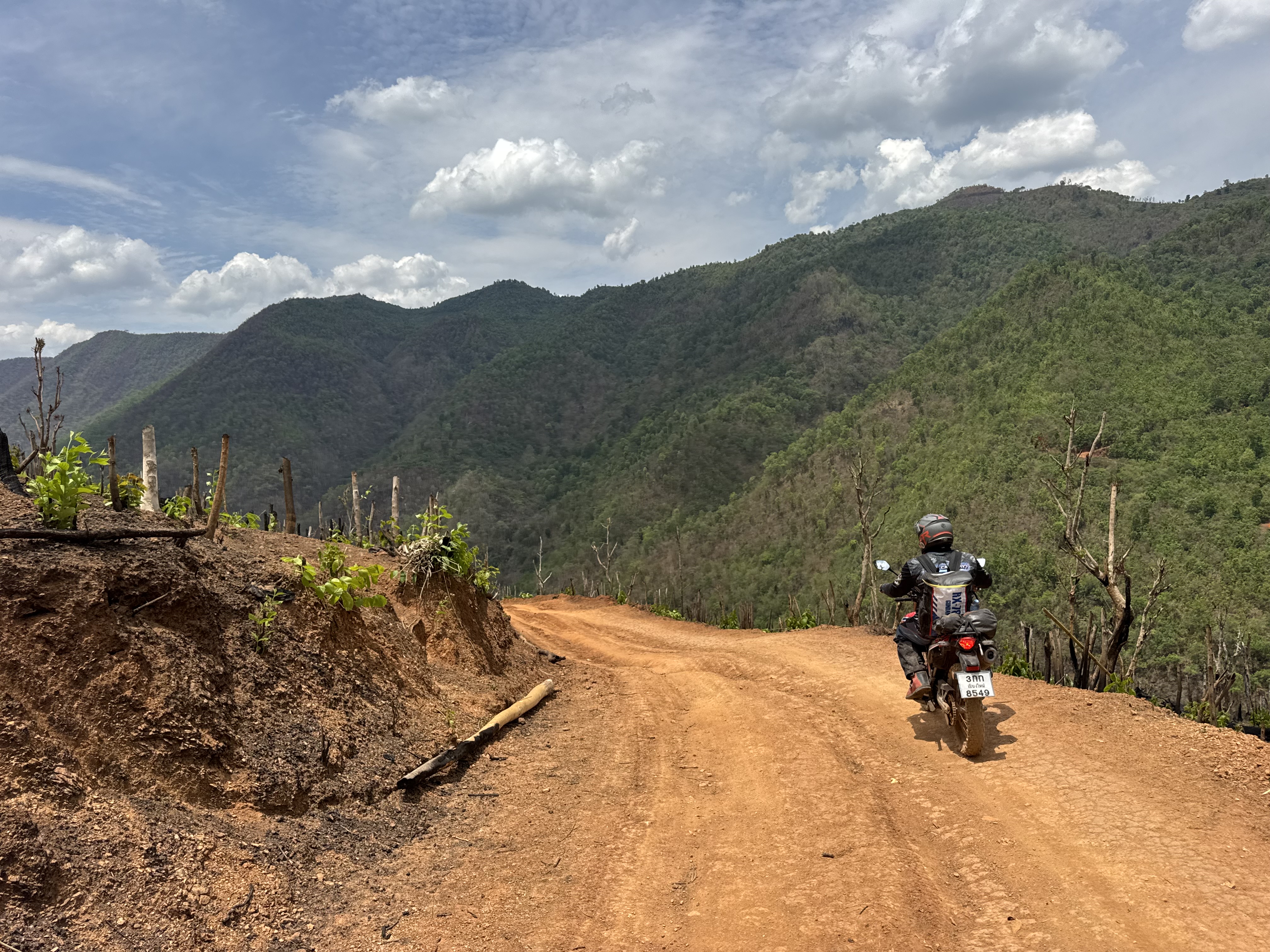 Beginner dirt bike trail in Chiang Mai